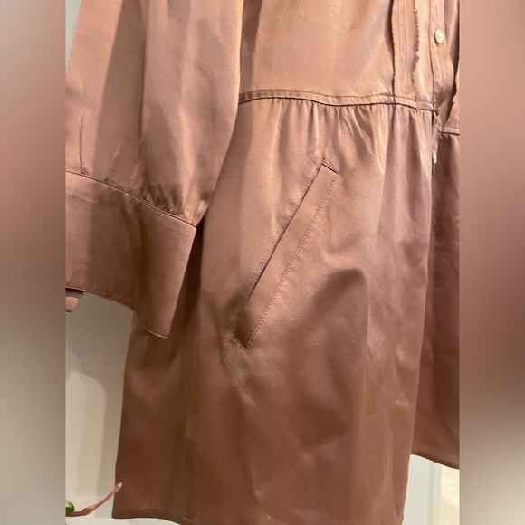 Vintage Banana Republic Silk Drop waist Mini Dress Size 2 - Picture 6 of 9